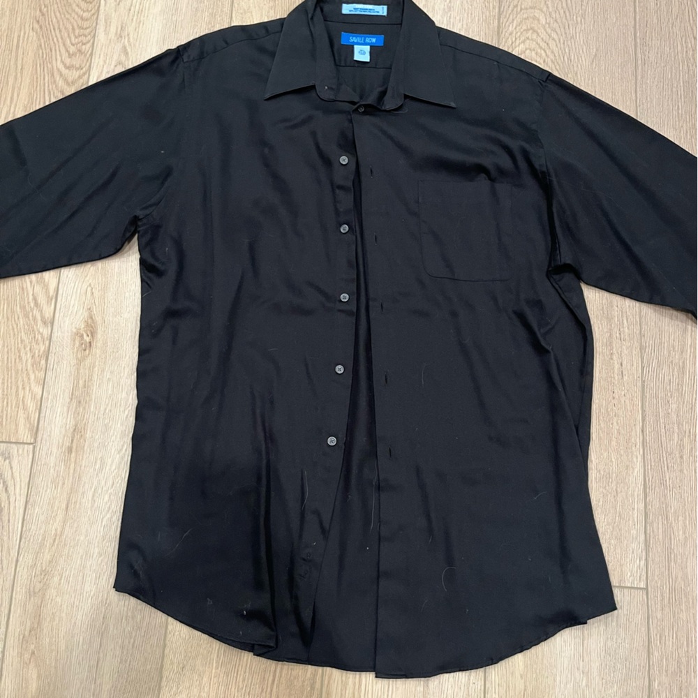 Men's Black Short Sleeve Shirt